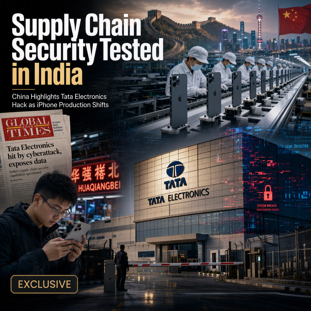 China Leverages Tata Electronics Hack to Underscore India's Supply Chain Challenges Amid iPhone Production Shift