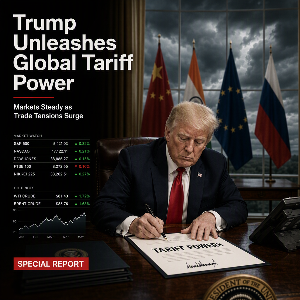 Trump Gains Sweeping Tariff Powers Amid Rising Global Trade Tensions
