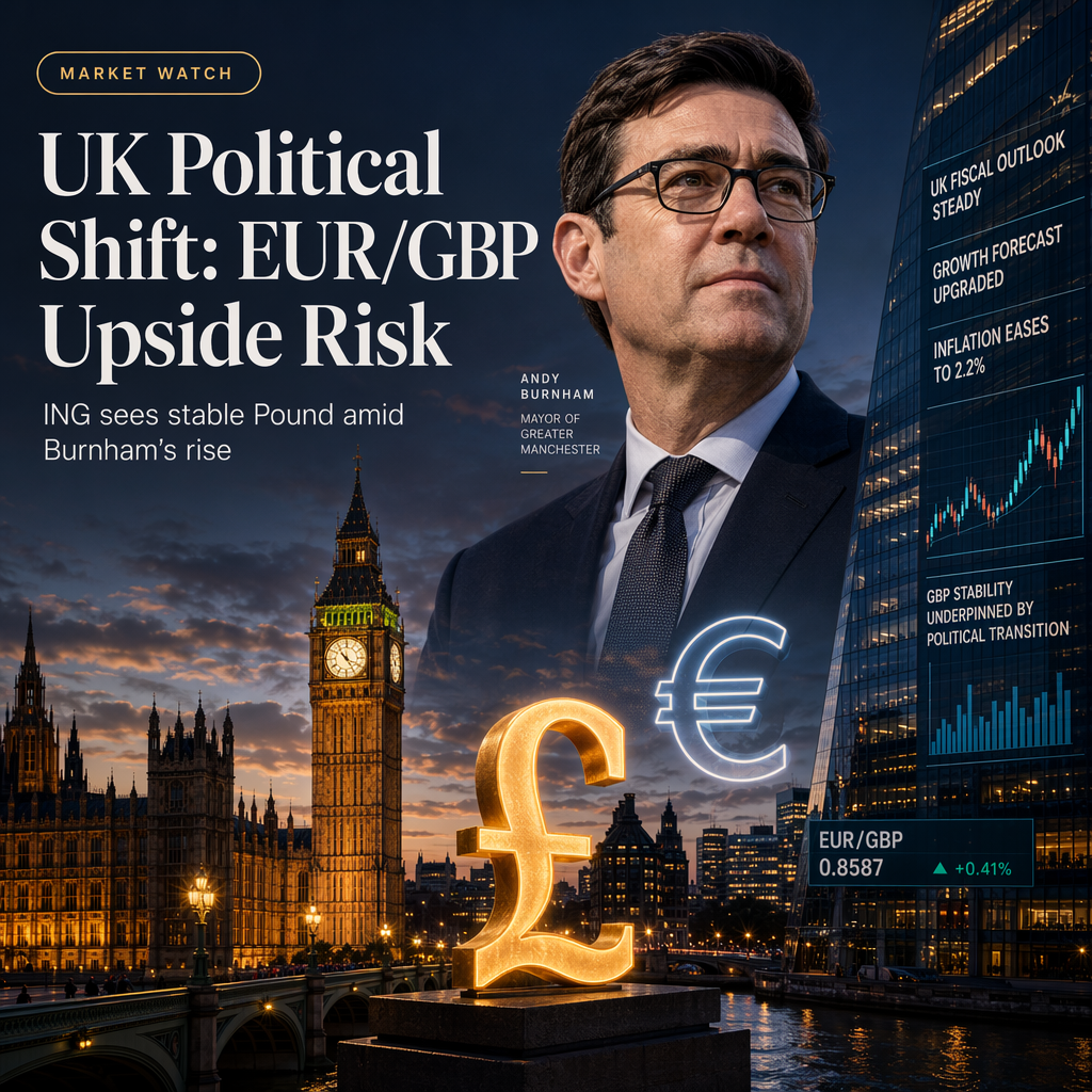 ING Flags UK Political Transition as Upside Risk for EUR/GBP Amid Stable Pound