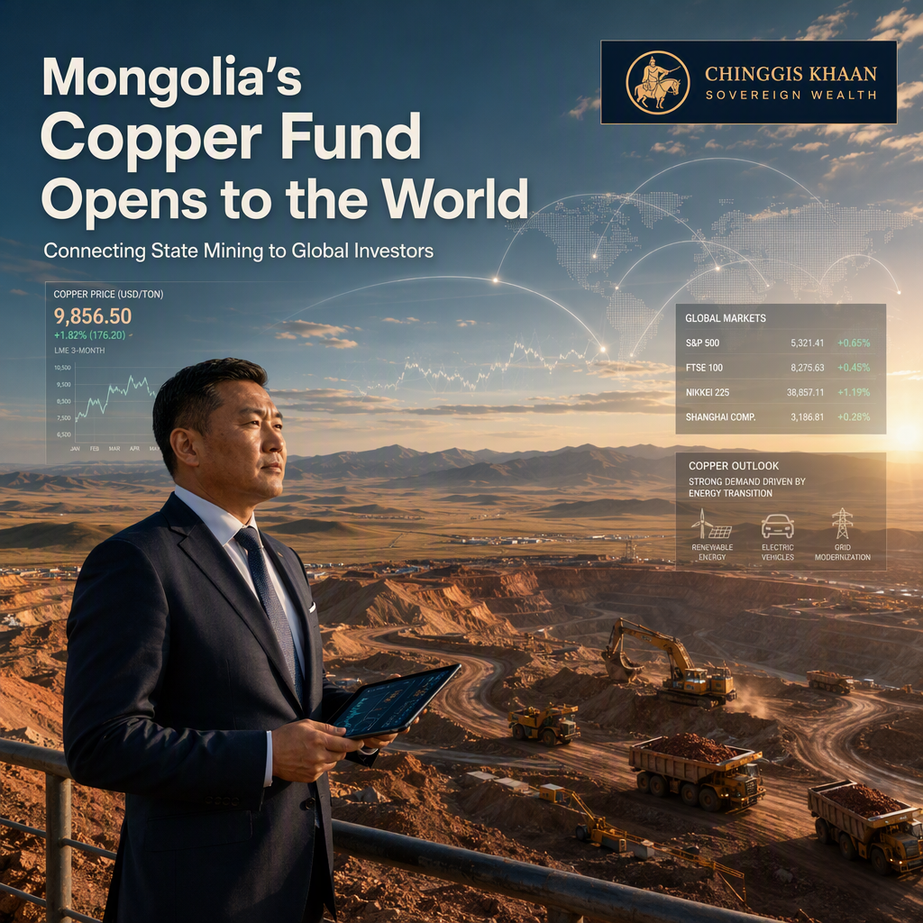 Mongolia's Sovereign Wealth Fund Taps State-Owned Miners to Attract Global Investors