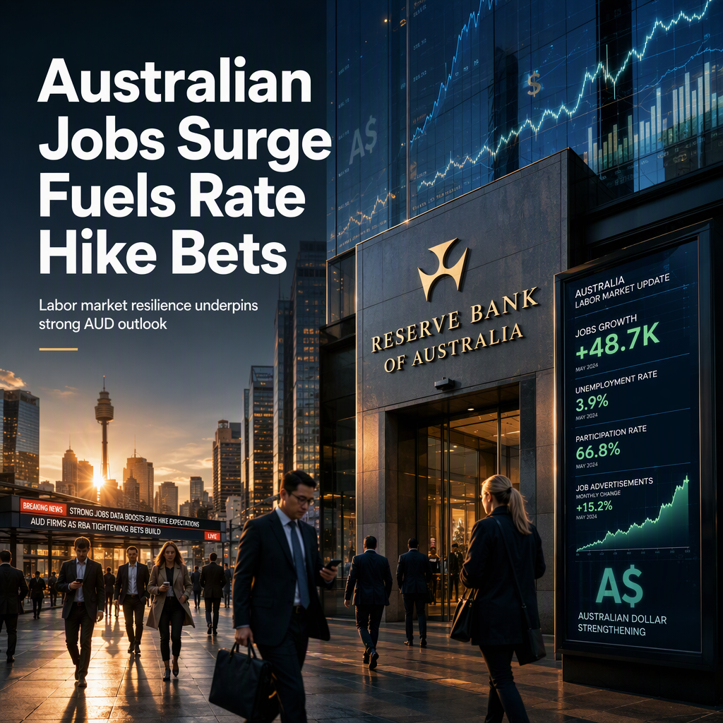 Australian Labor Data Strengthens Case for RBA Rate Hike, Supports AUD Outlook