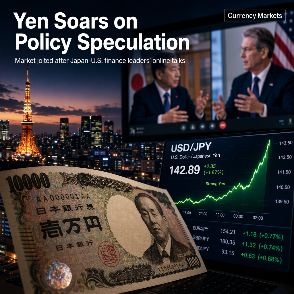 Yen Surges After Reports of Katayama-Bessent Online Talks Signal Possible Policy Action