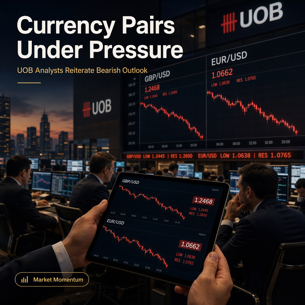 UOB Maintains Bearish Outlook on GBP/USD and EUR/USD Amid Persistent Downward Momentum