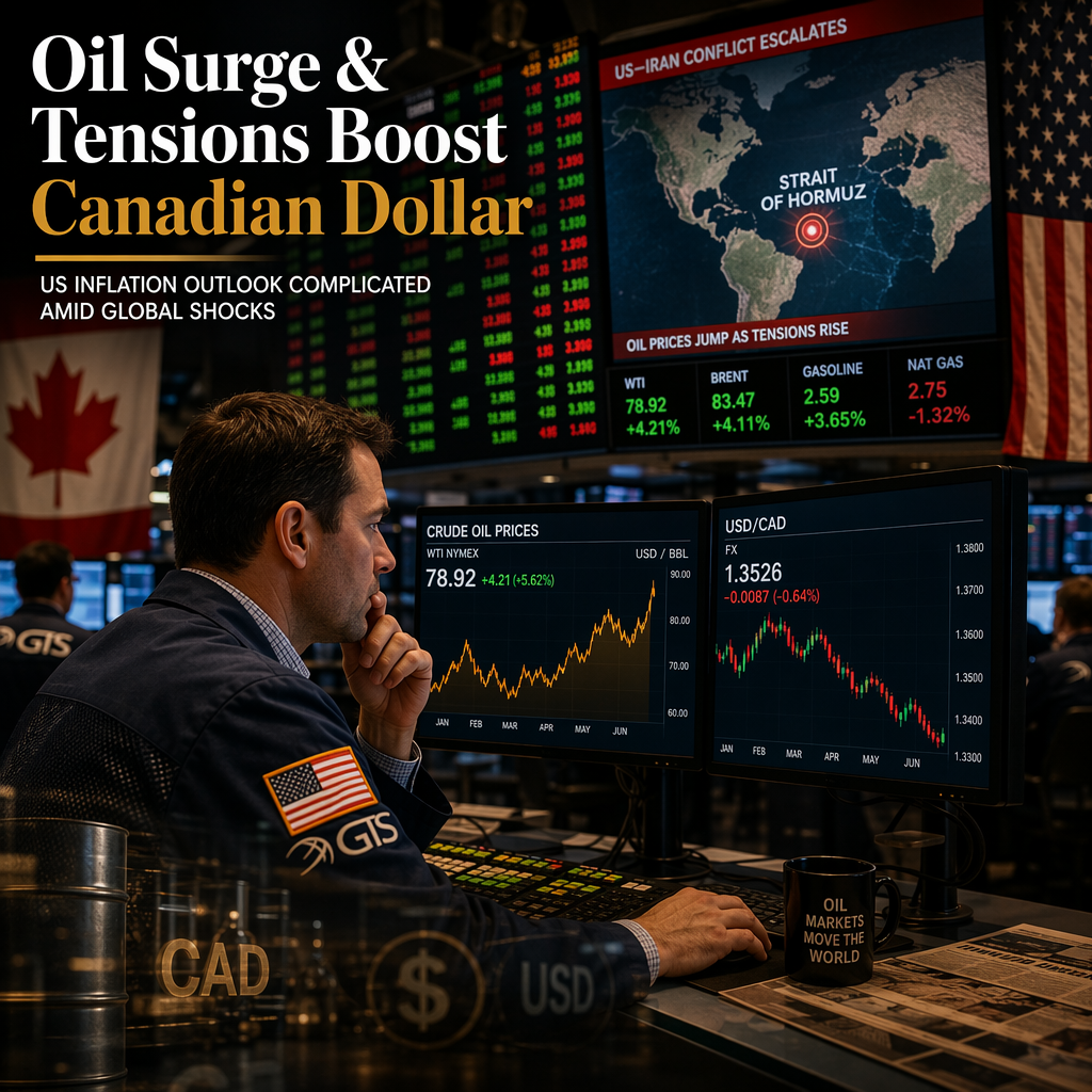 Surging Oil Prices and Geopolitical Tensions Drive Canadian Dollar Gains, Complicate US Inflation Outlook