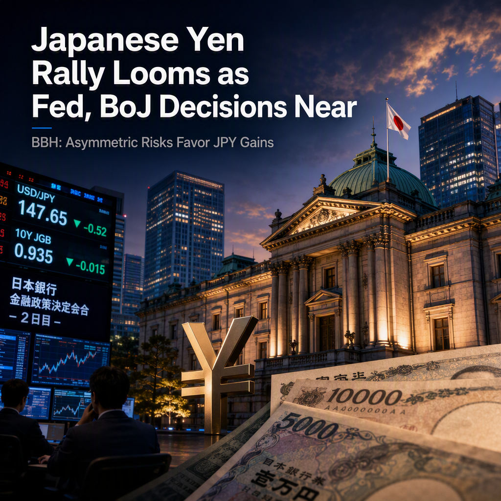 BBH Sees Japanese Yen Poised for Further Gains Amid Fed and BoJ Decisions