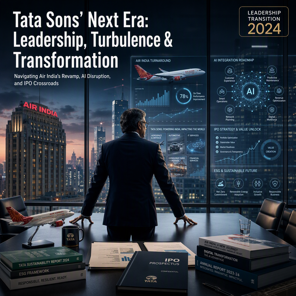 Tata Sons Faces Leadership Transition Amid Air India Turnaround, AI Integration, and IPO Strategy Challenges