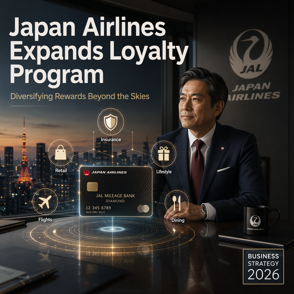 Japan Airlines Plans Major Investment to Expand Loyalty Program Beyond Aviation
