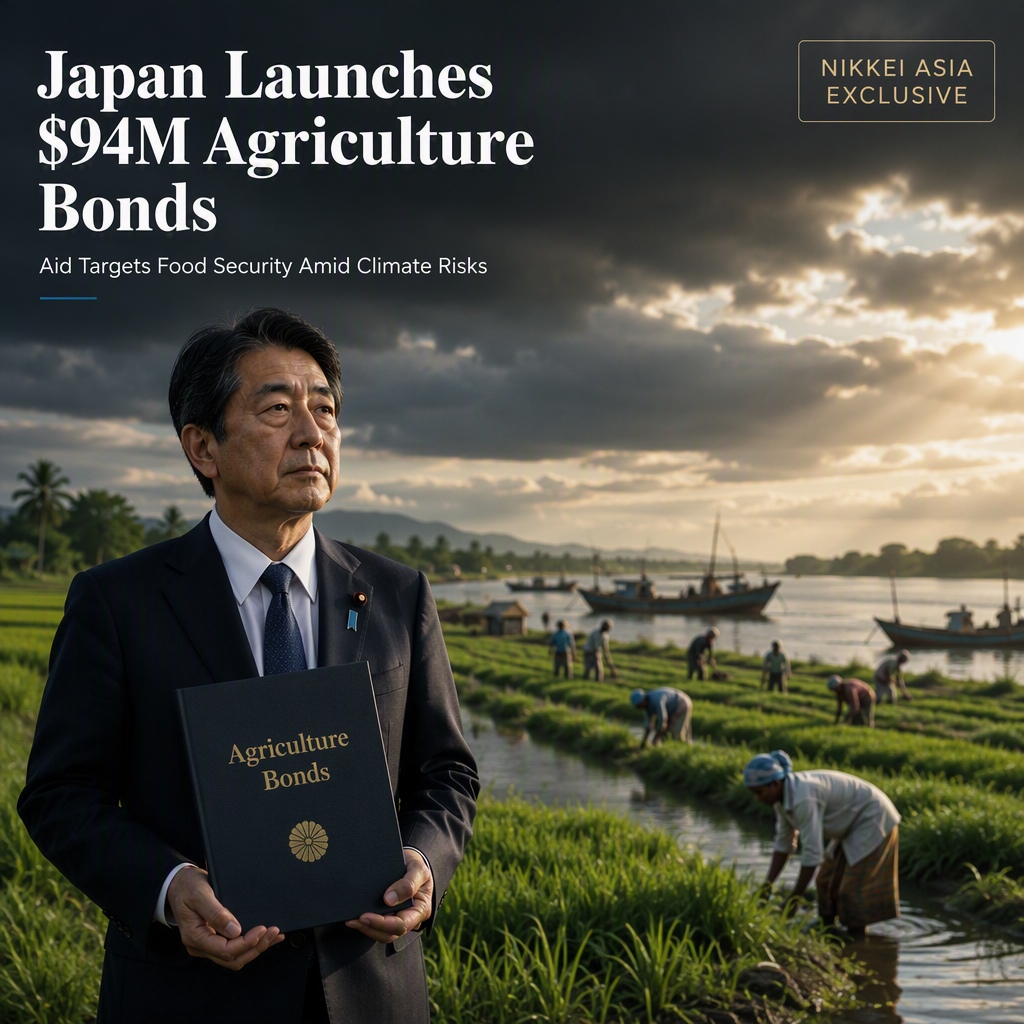 Japan to Issue Up to $94 Million in Agriculture Bonds to Aid Developing Countries Amid Food Security Risks
