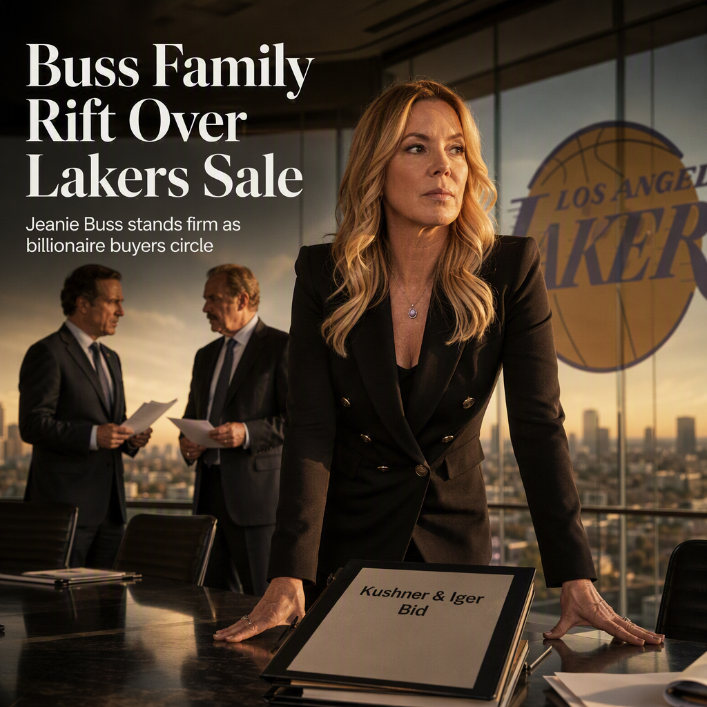 Jeanie Buss Opposes Brothers’ Plan to Sell Lakers Stake Amid Kushner and Iger Bid