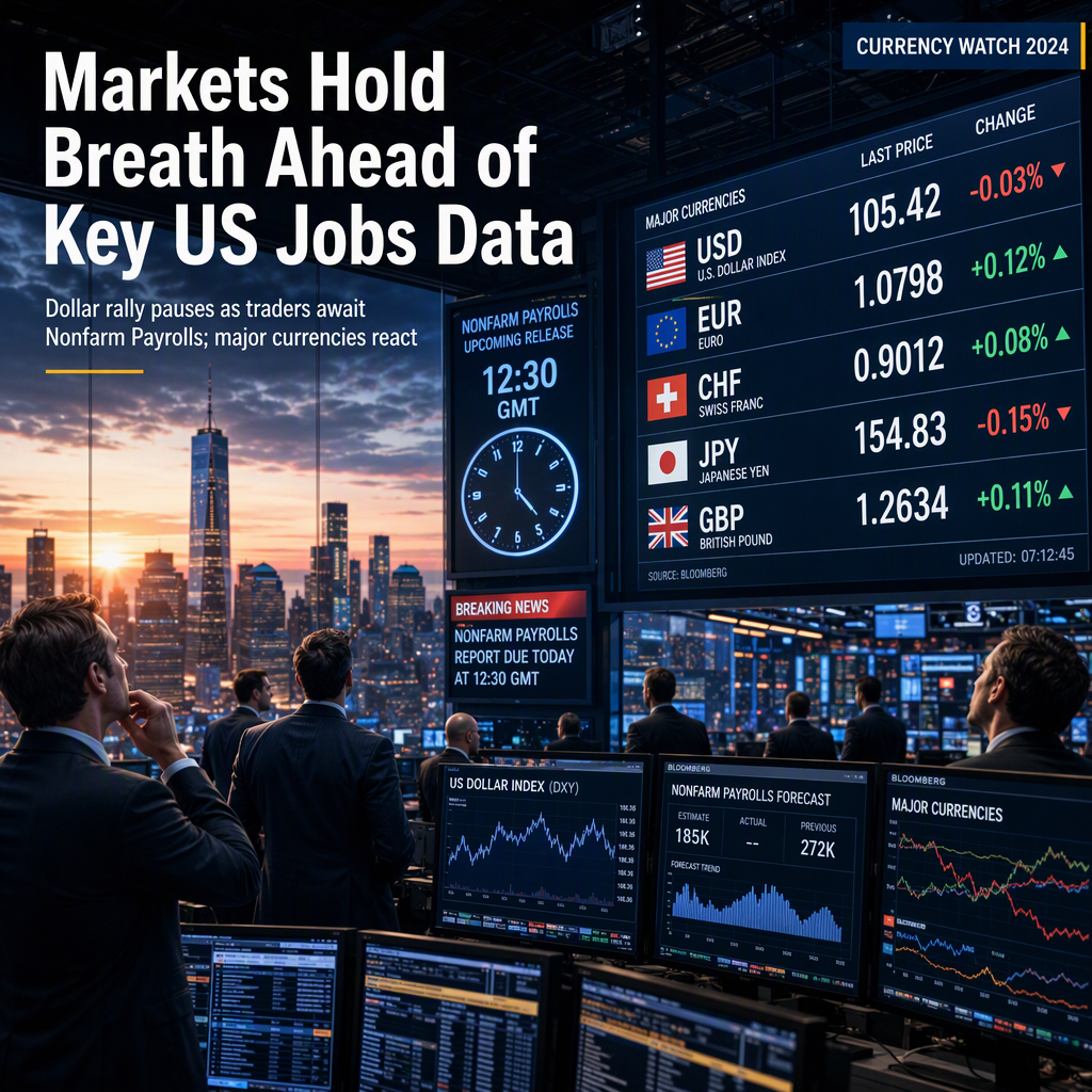US Dollar Pauses Rally as Markets Await Key Nonfarm Payrolls Data; Major Currencies React