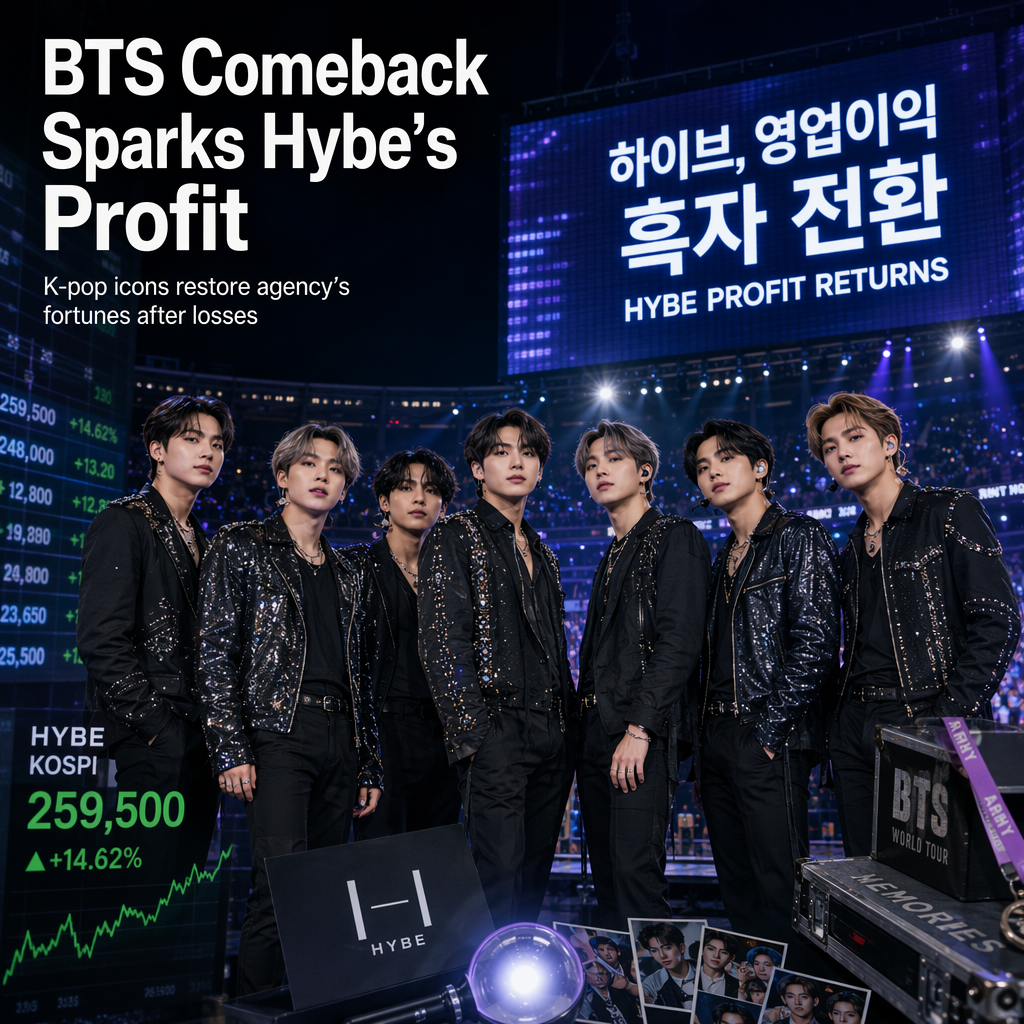 BTS Comeback Returns Hybe to Profit After Three Quarters of Losses
