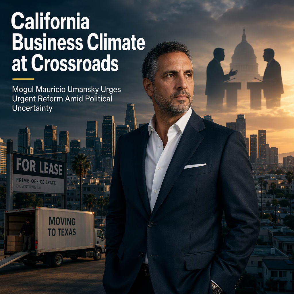 Real Estate Mogul Mauricio Umansky Warns California's Business Climate Needs Urgent Reform