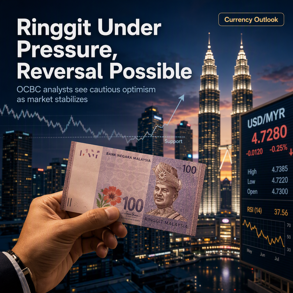 Malaysian Ringgit Faces External Pressure but Potential for Reversal, Says OCBC