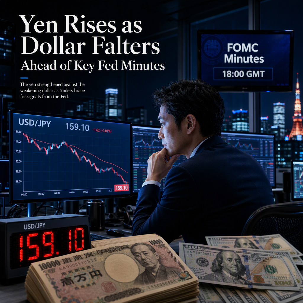 Japanese Yen Strengthens as US Dollar Weakens Ahead of Closely Watched Fed Minutes