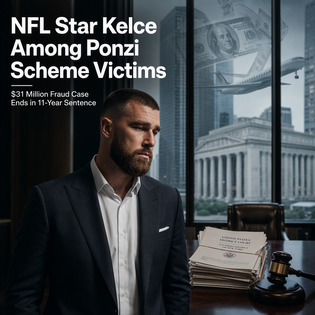 Kansas City Chiefs' Travis Kelce Named Among Victims in $31 Million Ponzi Scheme Sentencing