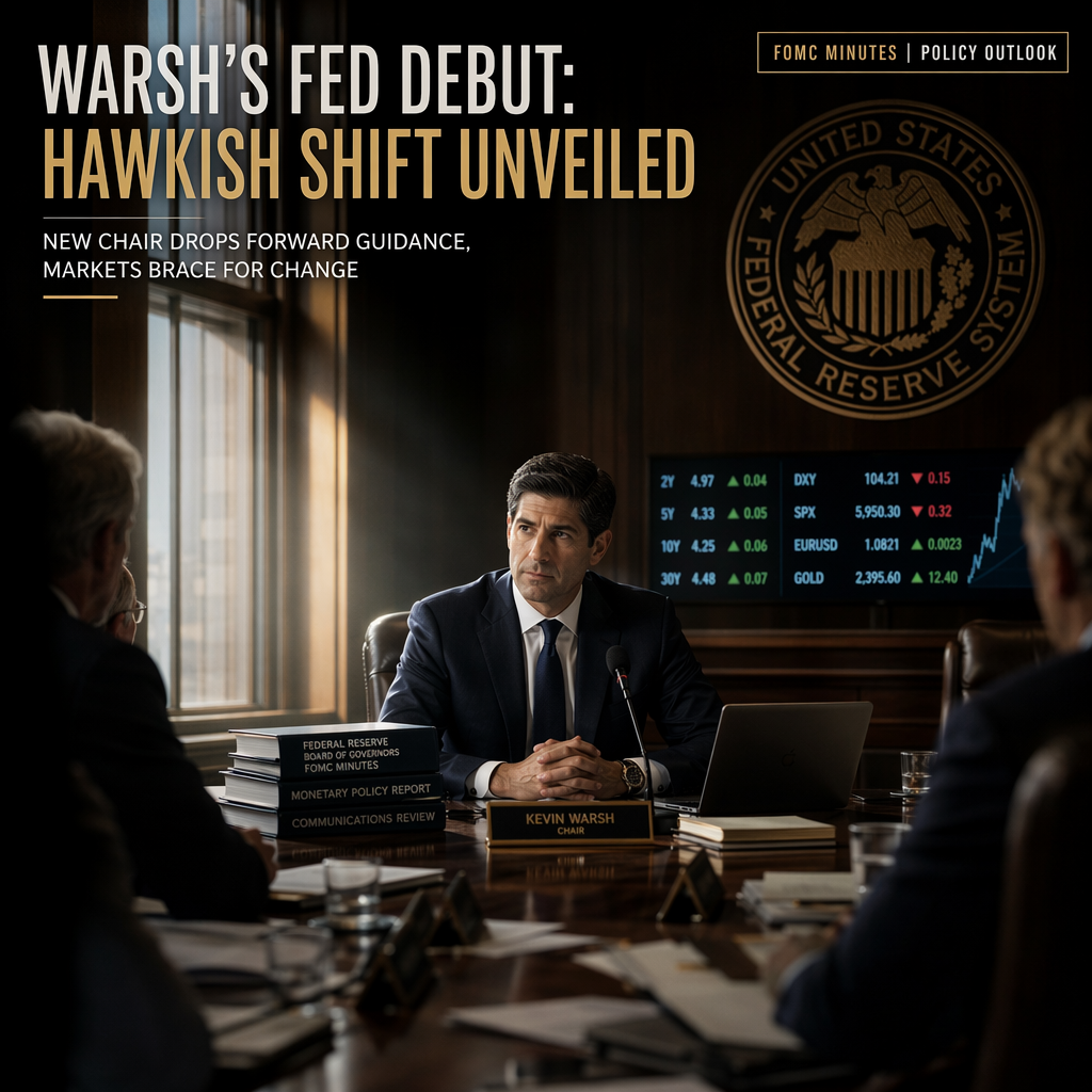 Fed Minutes to Reveal Warsh's Hawkish Shift and Communication Overhaul at First Meeting as Chair