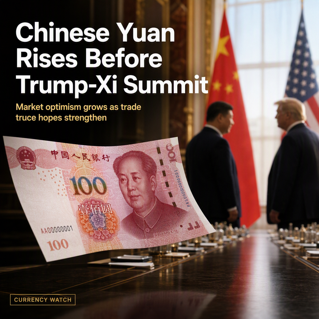 Chinese Yuan Strengthens Ahead of Trump-Xi Summit Amid Trade Truce Hopes