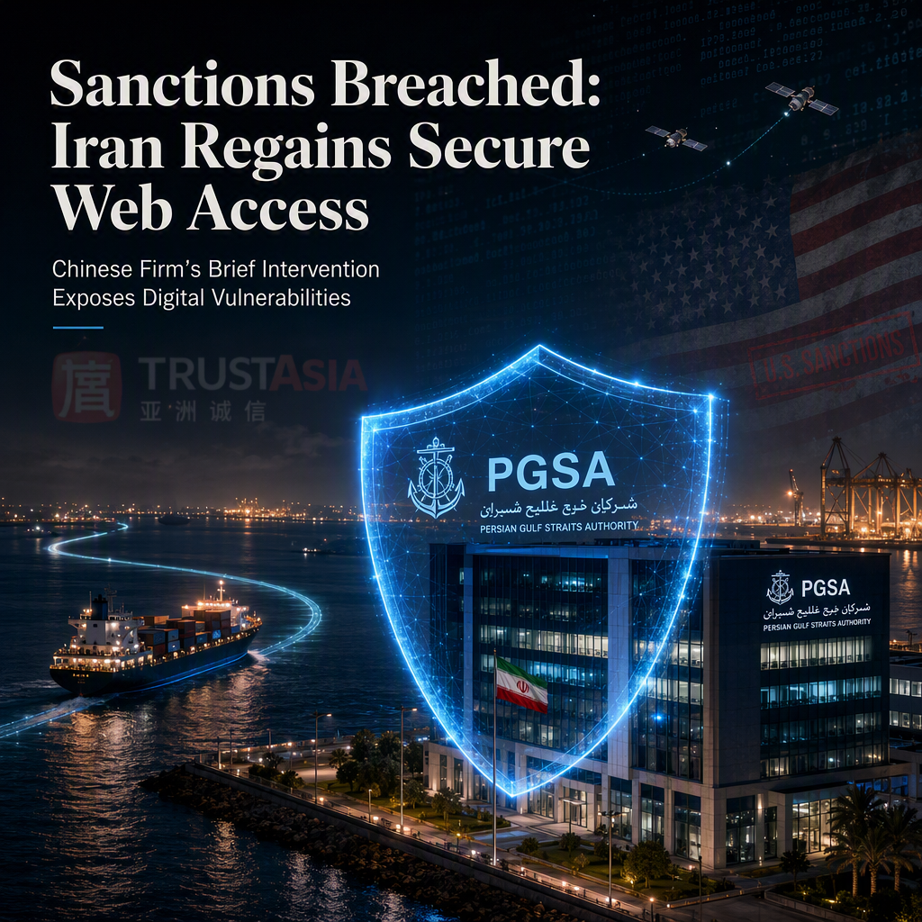 Chinese Firm Briefly Restores Iran Strait Authority's Web Access Amid U.S. Sanctions Pressure