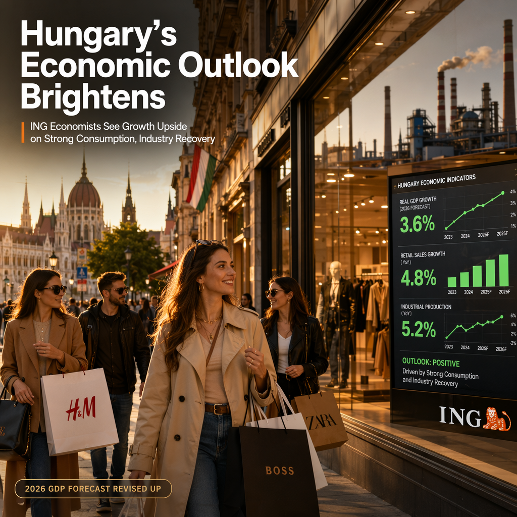 ING Economists Turn More Optimistic on Hungary's Growth Outlook Amid Strong Consumption and Industry Recovery