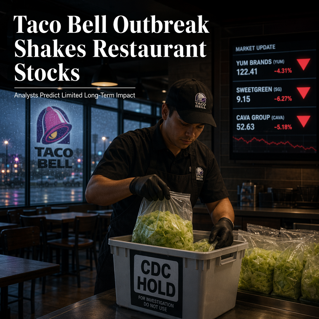 Taco Bell Cyclosporiasis Outbreak Hits Restaurant Stocks, Analysts Predict Limited Long-Term Impact