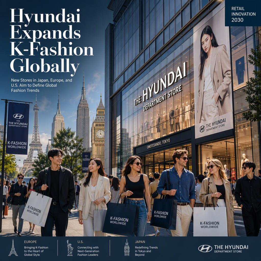 Hyundai Department Store Launches Global Expansion to Promote K-Fashion in Japan, Europe, and the U.S.
