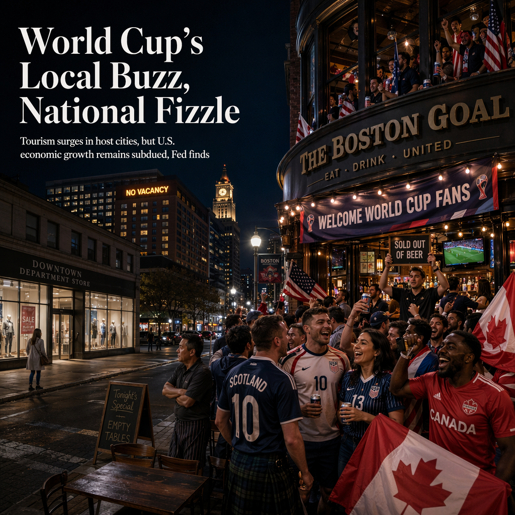 World Cup Spurs Local Tourism Surge but Fails to Ignite Broader U.S. Economic Growth, Fed Reports