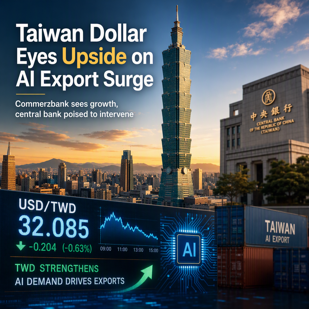 Taiwan Dollar Poised for Upside Amid AI Export Boom, Says Commerzbank