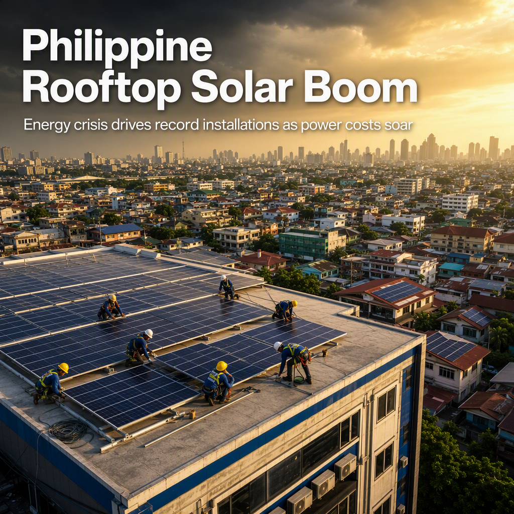 Iran War Energy Crisis Fuels Surge in Philippine Rooftop Solar Installations