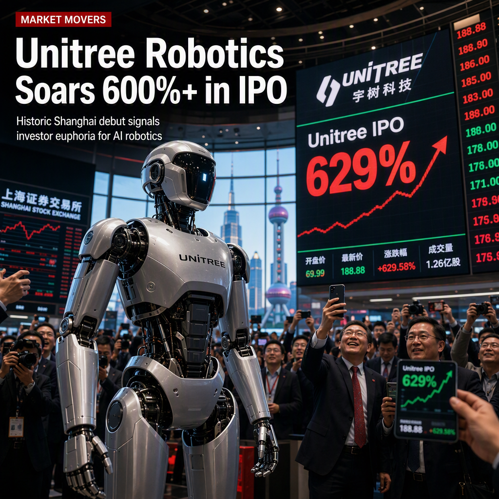 Unitree Robotics Shares Skyrocket Over 600% in Landmark Shanghai IPO Amid Surging Investor Demand