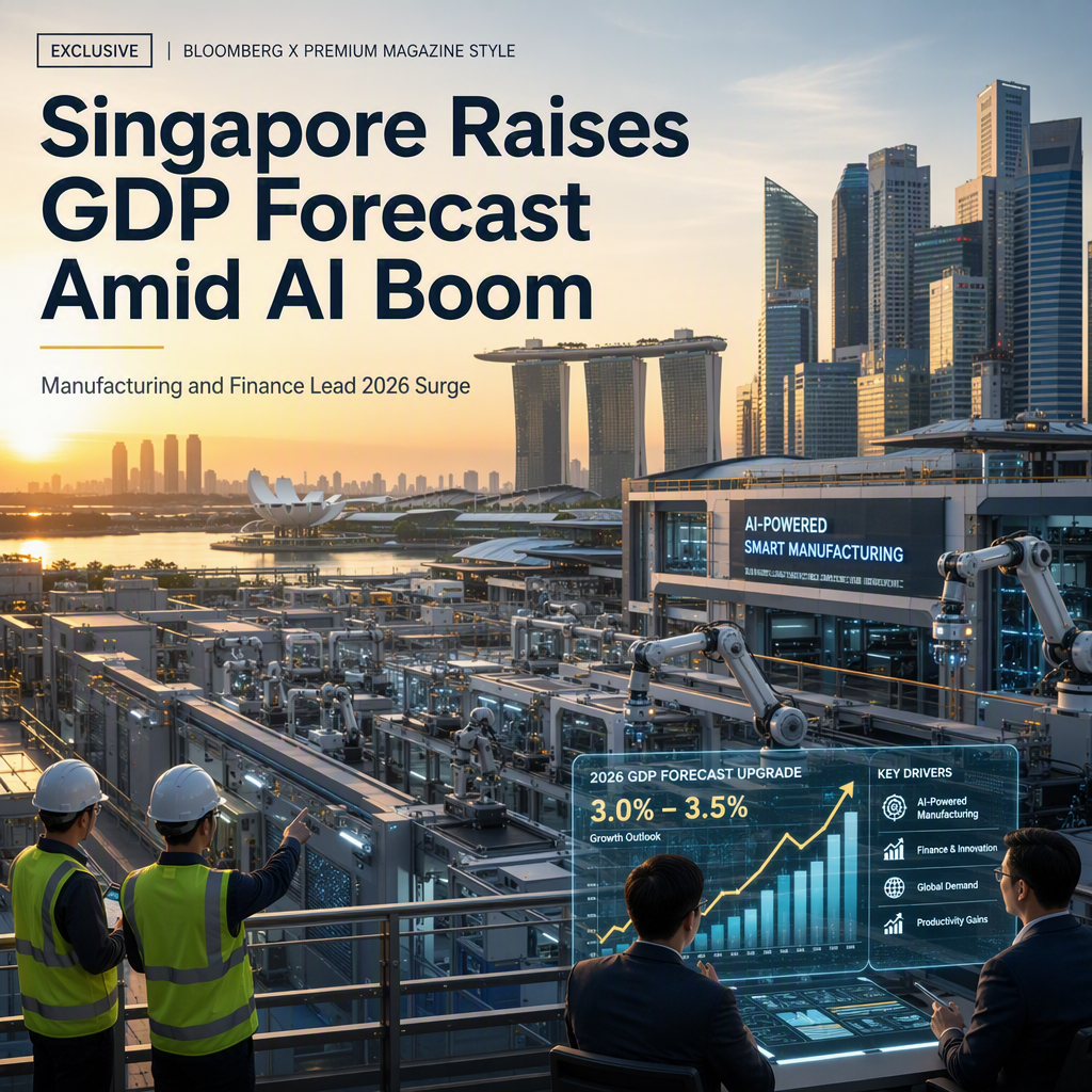 Singapore Upgrades 2026 GDP Forecast on AI-Driven Manufacturing Surge