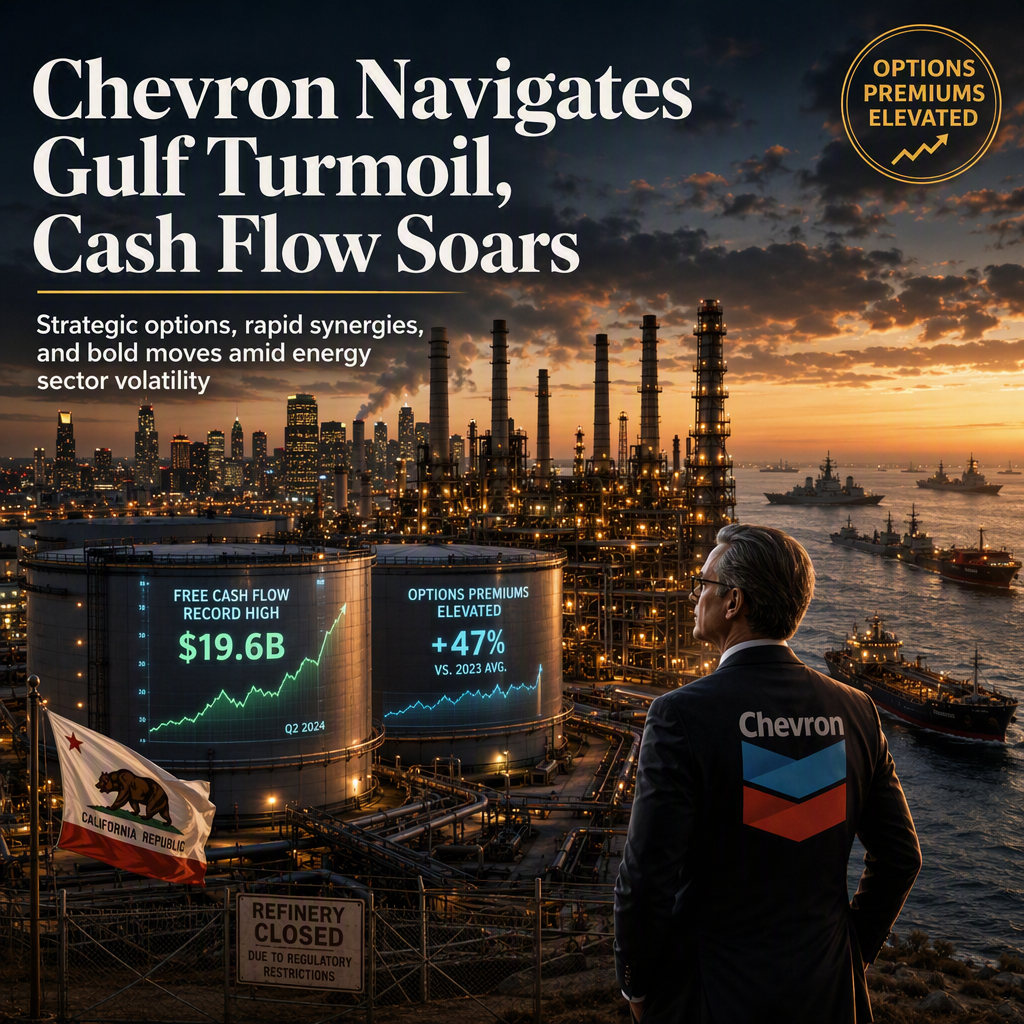 Chevron Leverages Gulf Uncertainty and Record Free Cash Flow Amid Elevated Options Premiums