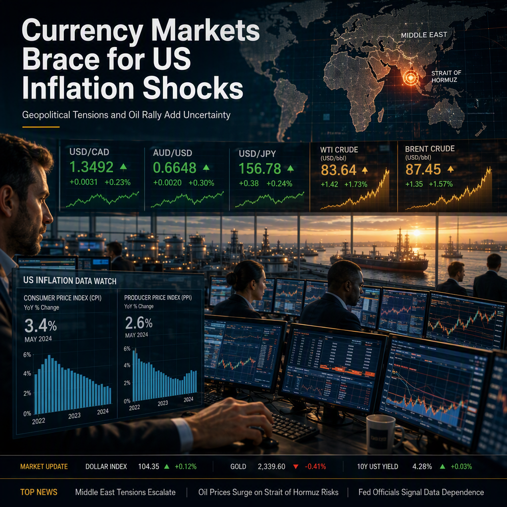 Global Currency Markets Steady as Traders Await US Inflation Data Amid Middle East Tensions
