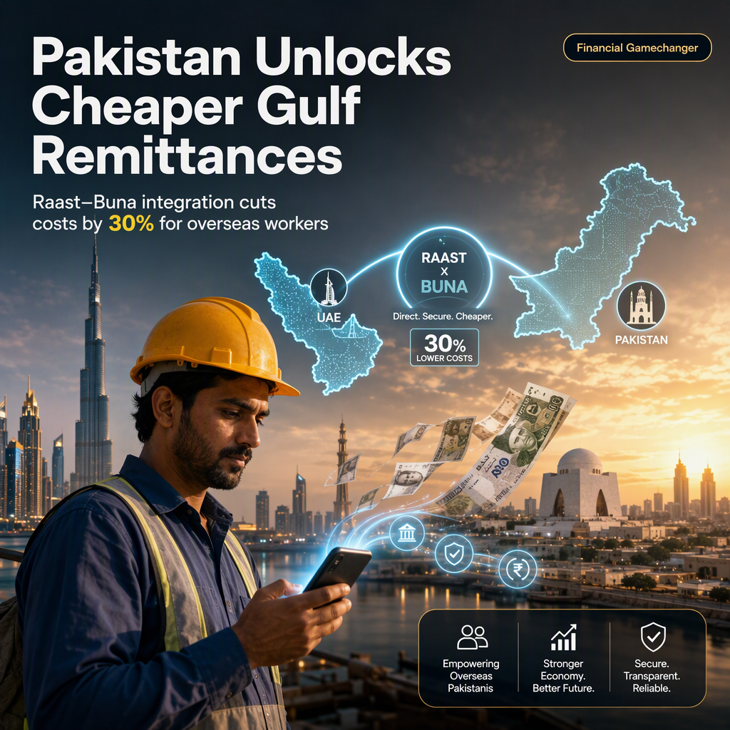Pakistan to Slash Gulf Remittance Costs by 30% with Buna Payment Network Integration
