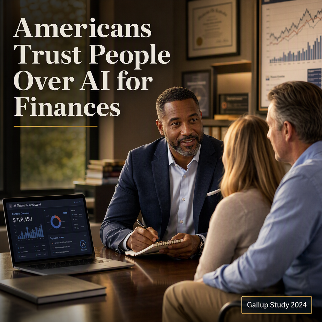 Americans Prefer Human Financial Advisors Over AI Tools for Major Money Decisions, Gallup Study Reveals