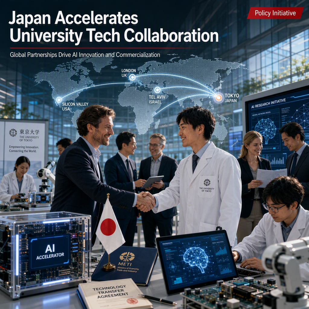 Japan Launches Global Partnerships to Commercialize University Tech Innovations