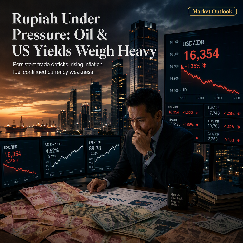 Indonesian Rupiah Faces Continued Depreciation Amid Oil Shock and Elevated US Yields, Says MUFG