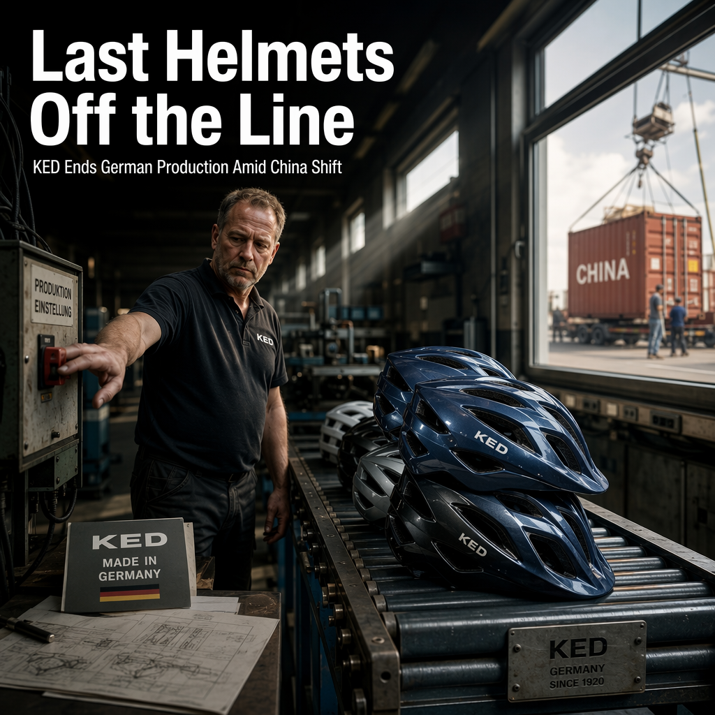 German Helmet Maker KED Shifts Production to China Amid Rising Costs and Chinese Competition