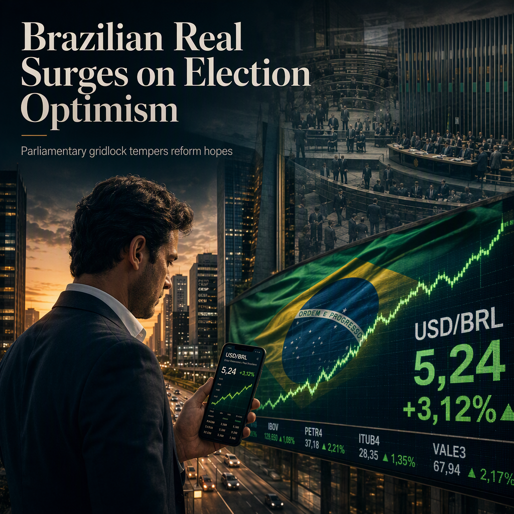 Brazilian Real Rallies on Bolsonaro Election Lead, But Parliamentary Constraints Loom