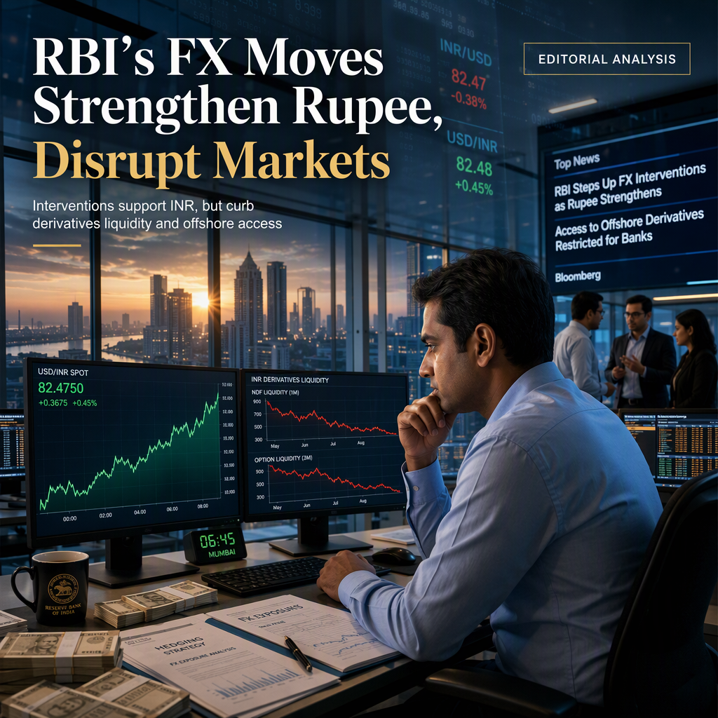 RBI's FX Measures Bolster Indian Rupee but Increase Hedging Costs and Disrupt Derivatives Liquidity