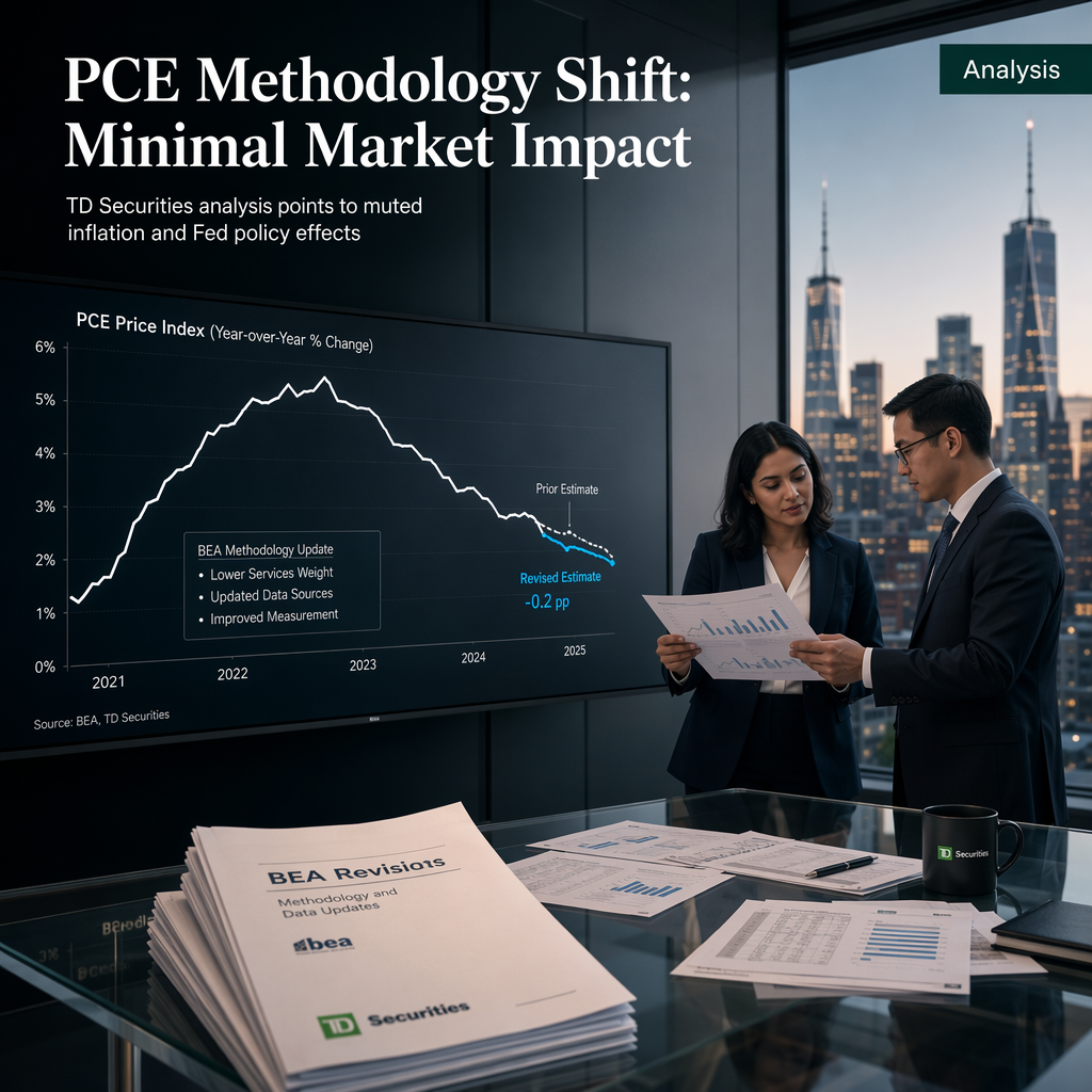 TD Securities: Upcoming PCE Methodology Changes Expected to Have Minimal Impact on Inflation and Fed Policy