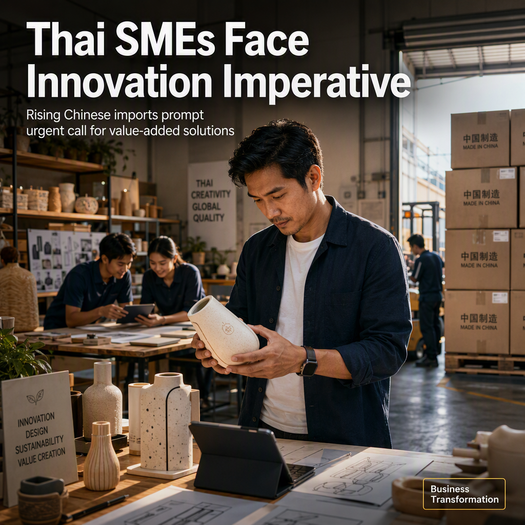 Thai SMEs Urged to Innovate Amid Rising Competition from Chinese Imports
