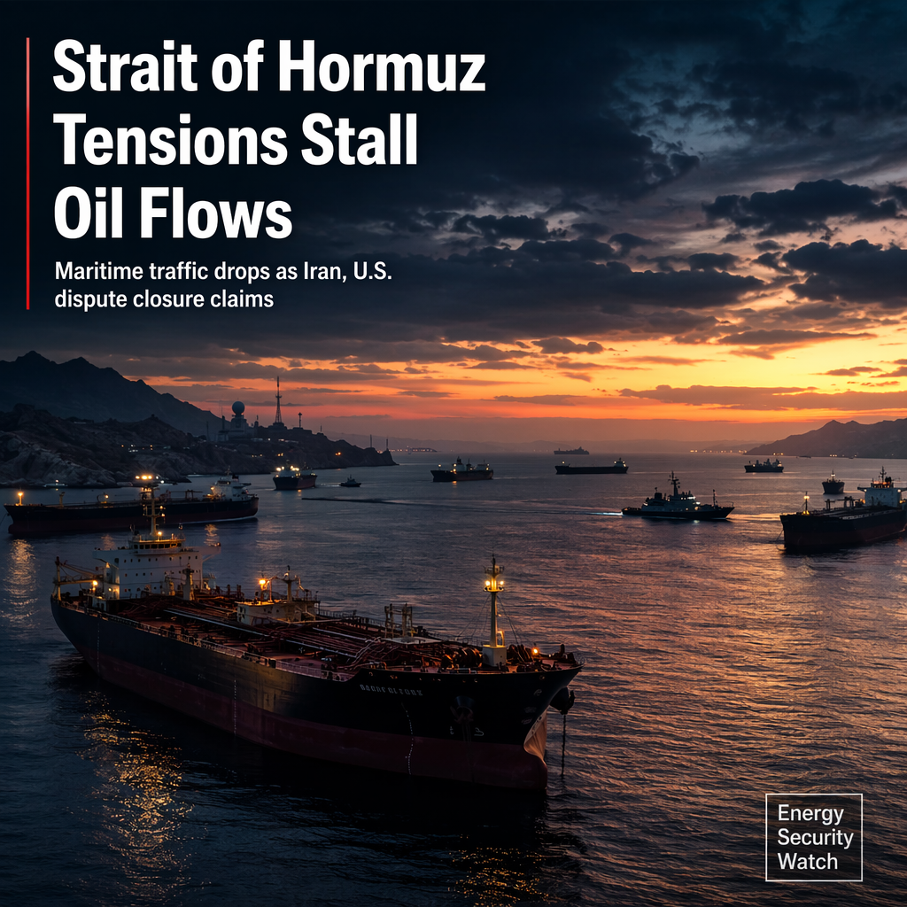 Shipping Disruptions Resume in Strait of Hormuz Amid Iran's Claimed Closure and U.S. Denial