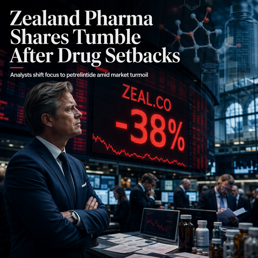 Zealand Pharma Shares Plunge After Survodutide Setback, Analysts Shift Focus to Petrelintide