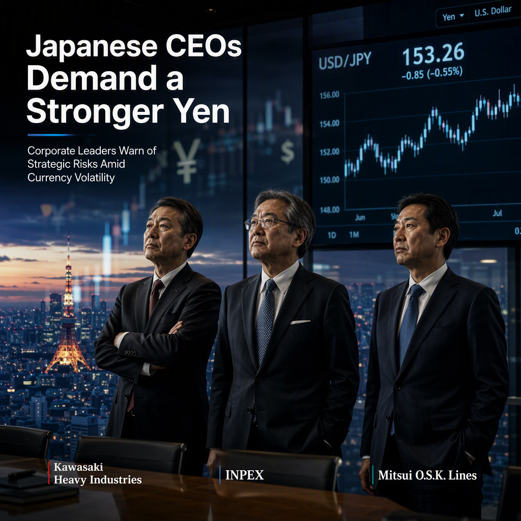 Japanese Corporate Leaders Urge Stronger Yen Amid Ongoing Currency Volatility