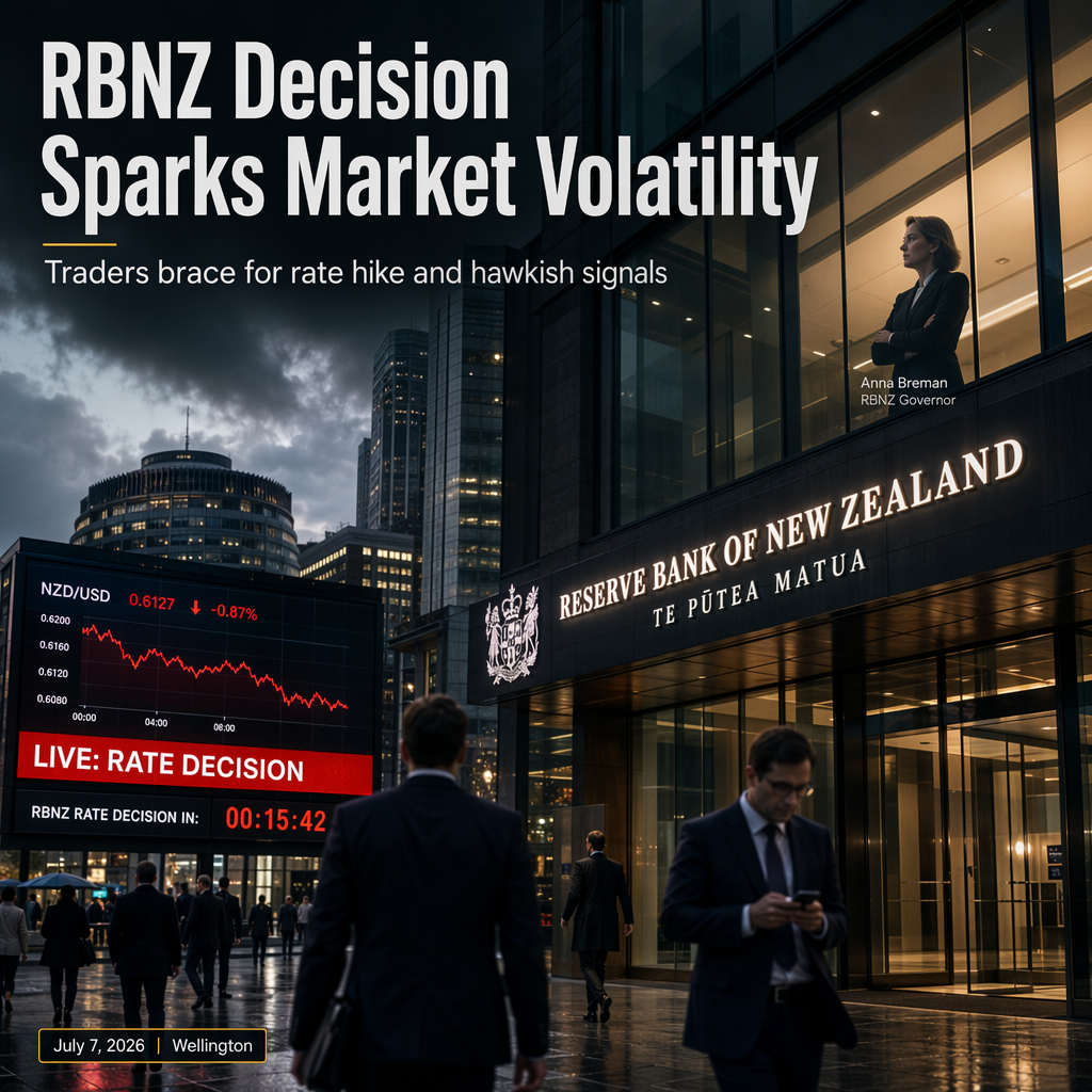 RBNZ July 2026 Decision Looms: Markets Brace for Potential Rate Hike and Volatility