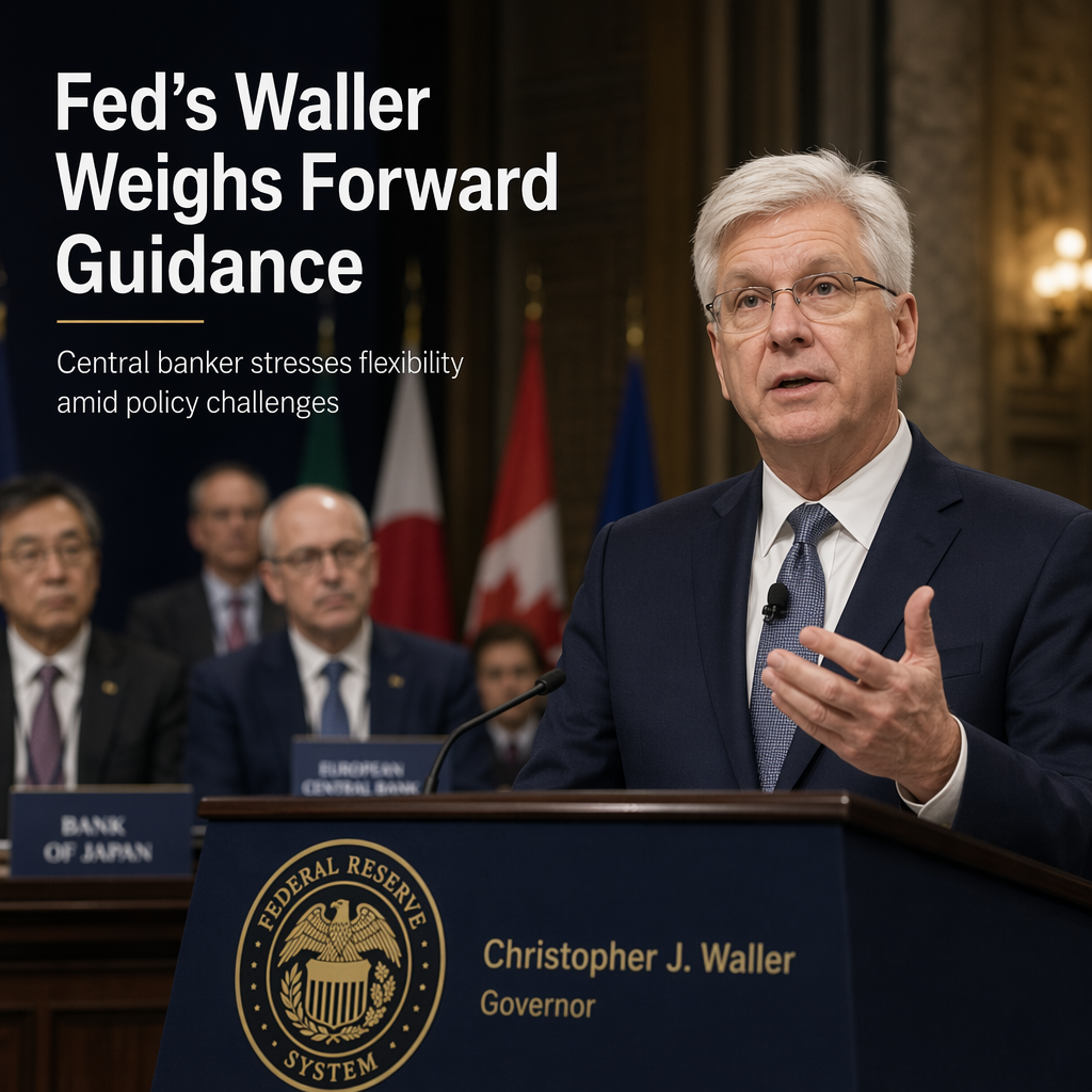 Fed’s Waller Highlights Benefits and Risks of Forward Guidance in Monetary Policy
