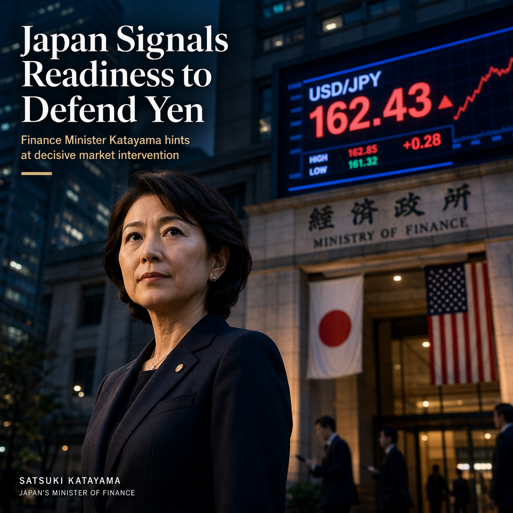 Japan’s Finance Minister Katayama Signals Readiness for Decisive Action on Yen Movements