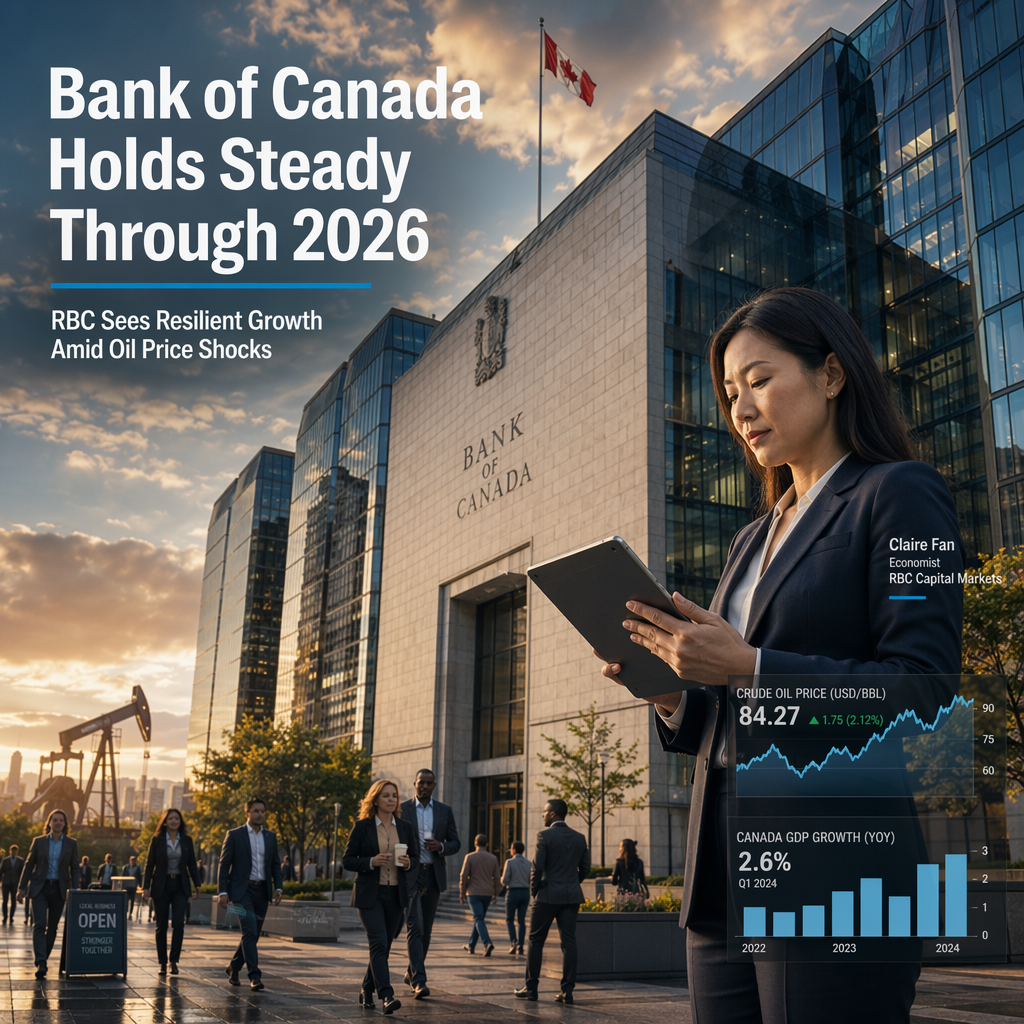 RBC Expects Bank of Canada to Hold Interest Rates Steady Through 2026 Amid Resilient Growth