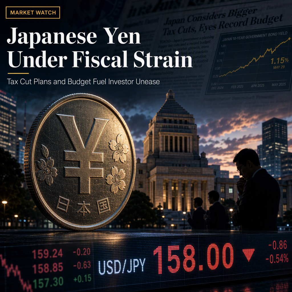Japanese Yen Faces Pressure as Government Considers Second Supplementary Budget and Tax Cut