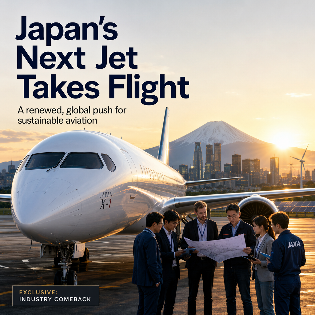 Japan Launches New Homegrown Passenger Aircraft Project with Global Partners After SpaceJet Cancellation